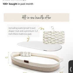 Yunioo Baby Changing Basket 