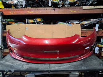 2017-2018-2019-2020 TESLA MODEL 3 FRONT BUMPER OEM USED #12375