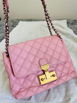 Marc Jacobs Pink Quilted Leather Chain Bag
