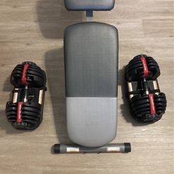Bow flex Weights And Bench 