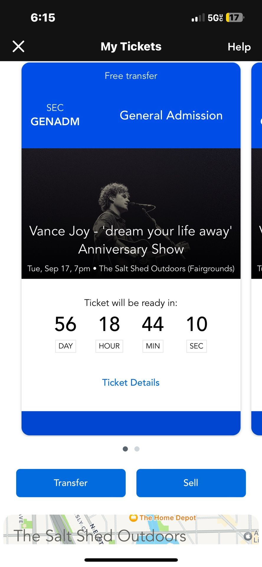 Tickets To Vance Joy- Dream Your Life Away- Anniversary Show