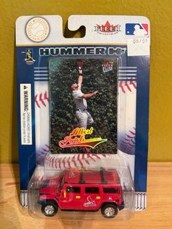 Fleer MLB Cardinals Hummer H2 Diecast with Albert Pujols Card