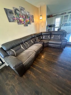 Wrap around couch