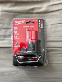 Milwaukee m12 xc 6.0 battery