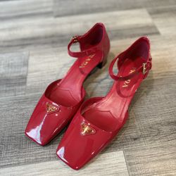 PRADA Square Toe Heels | Authentic | New