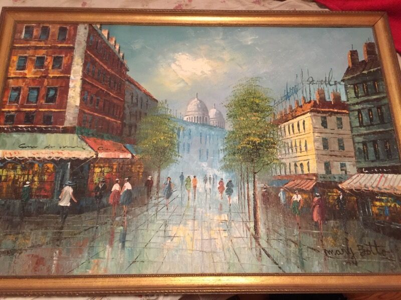 Original Mary Botto oil painting