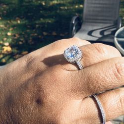 3CT Cushion Engagement Ring Thumbnail