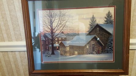 Winter scene picture