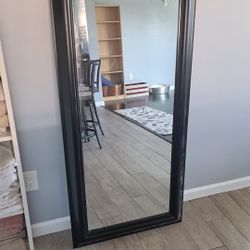 Tall black Vanity