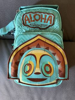 Disney Parks 2025 Polynesian Village Resort Lug Crossbody