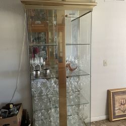 Glass Case $200/OBO. Can Deliver