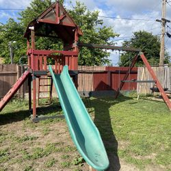 Massive Redwood Playground Set  Built to Last! 🌲