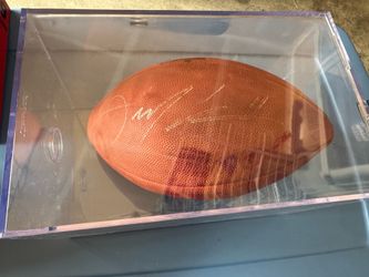 Julian Edelman Signed Football