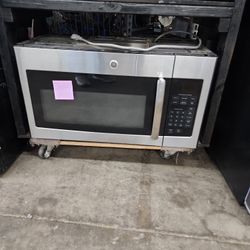 Ge Stainless Over The Range Microwave 30in Wide 