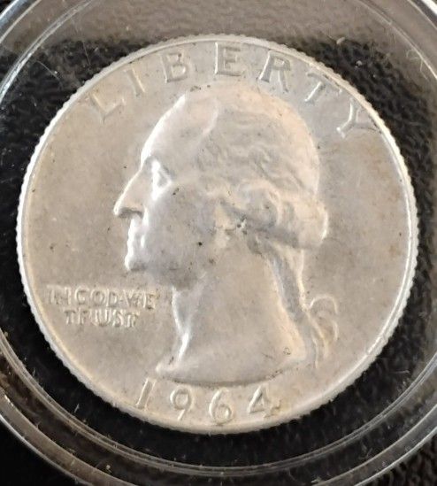 1964 D Washington Quarter