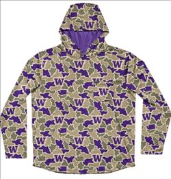 Washington Huskies Hooded Longsleeve Tee XL