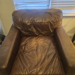 Leather Chair And Couch