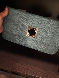 Clutch Blue Purse 