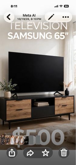 Samsung Smart TV 65’ and consola