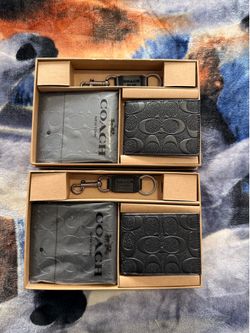 Coach Boxed 3-in-1 Wallet Gift Set in Signature Canvas