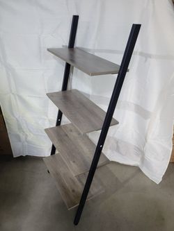 Ladder Shelf In Grey Color