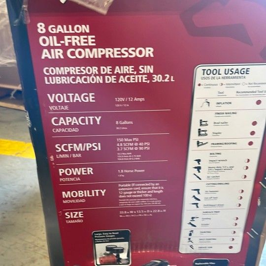 Husky 8 Gal Air Compressor