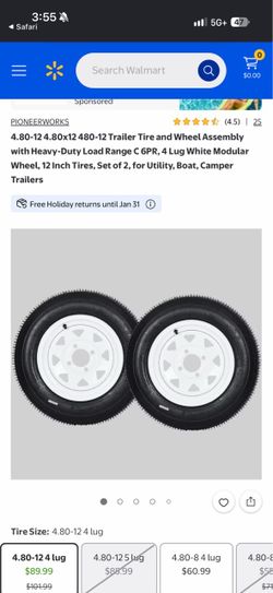Trailer tires 90$