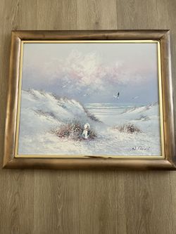 Signed Oil/acrylic Painting Original