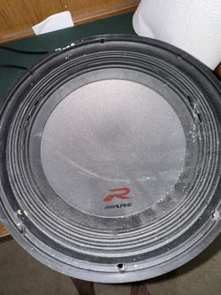 Alpine R 12 Inch Subwoofer