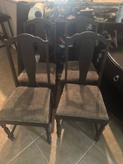 Set of 4 dining room chairs 77407