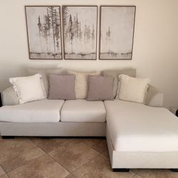 Free 3 Seater + Ottoman Couch 