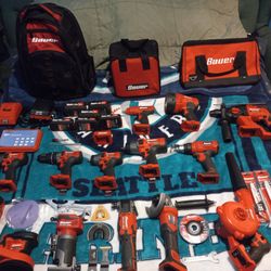 Bauer 20 volt Tool Collection