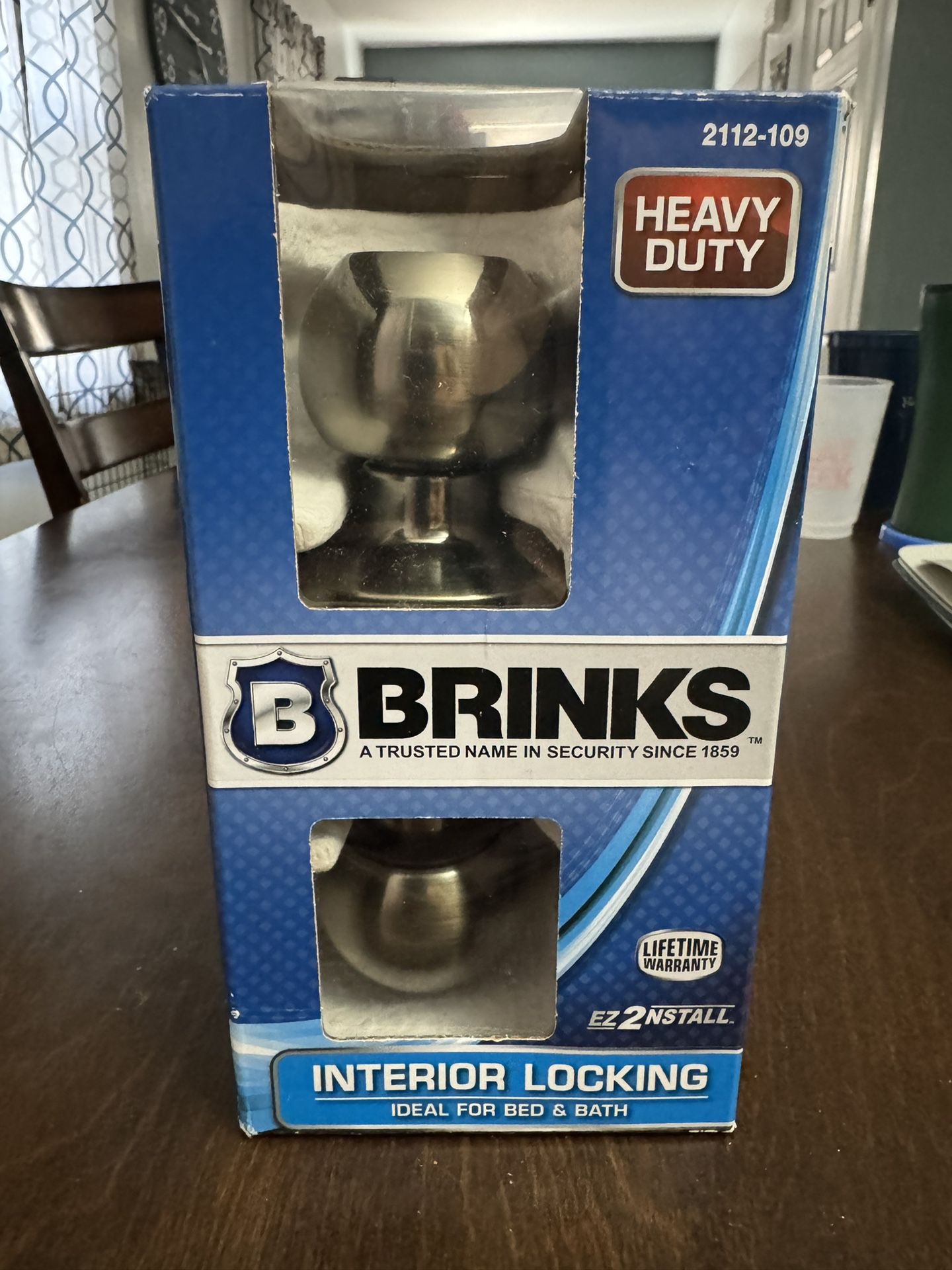 Brand New Brinks Interior Locking Door Knob 