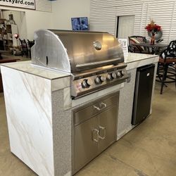 7’ BBQ ISLANDS FOR LESS !!! LION / BLAZE GRILLS 
