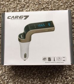 Universal FM Transmitter Modulator Handsfree Bluetooth