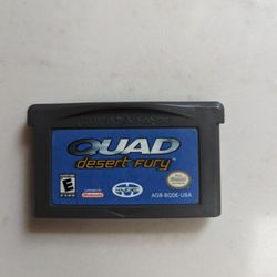 Quad Desert Fury ATV Racing (Nintendo Game Boy Advance) GBA