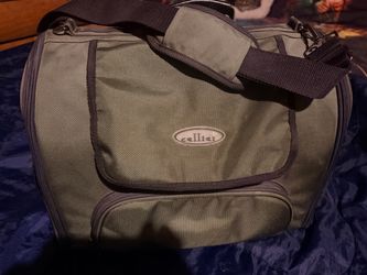 Celltei Green Airline Approved Divided Double, Multiple Or Single Bird Carry On Carrier Travel Bag