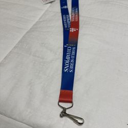 Dodgers World Series Lanyard 