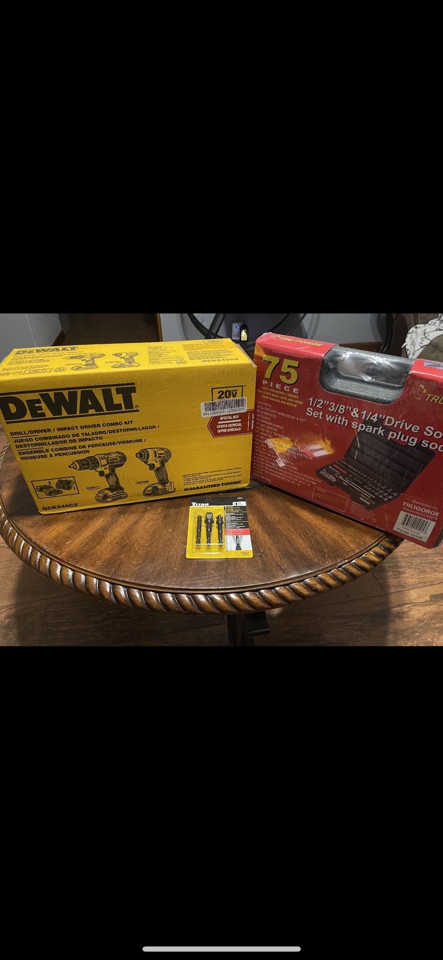 Dewalt Drill Set And Socket Set