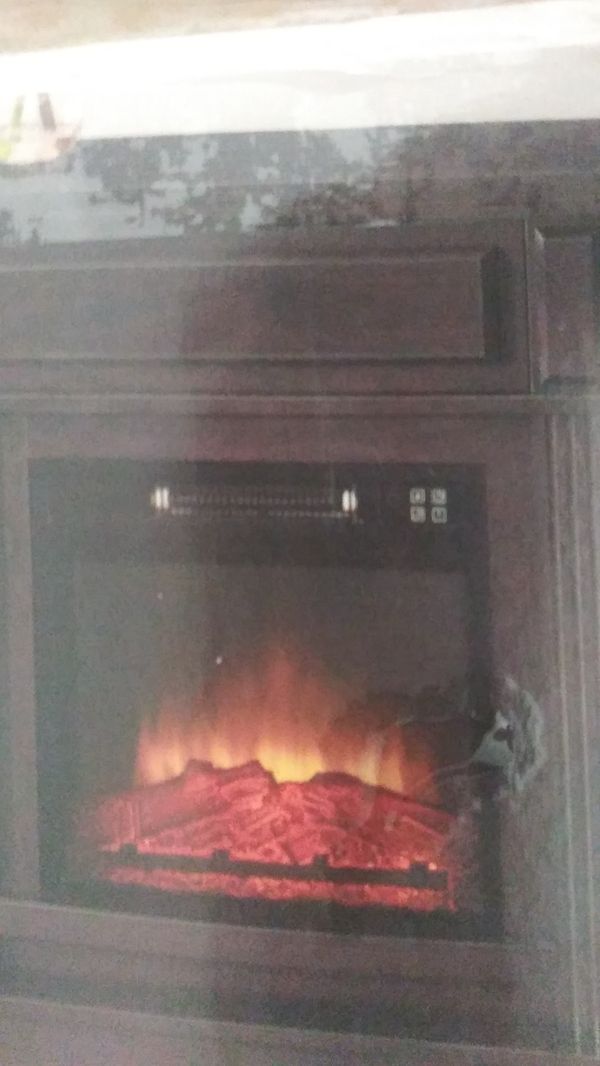 Hamption Bay Electric fireplace with shelf for Sale in Bakersfield, CA
