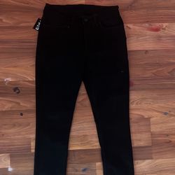 Black Van Wrinkle Rebel Jeans