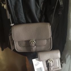 MK Michael Kors Cooper Small Crossbody in Cinder &   Kors (contact info removed) Cooper Medium Leather Carryall..