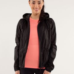 Lululemon Transparent-See Jacket Black size 2 