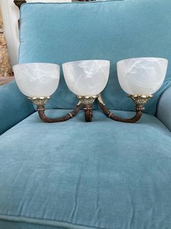 Pair of Old World Wall Sconce Lights