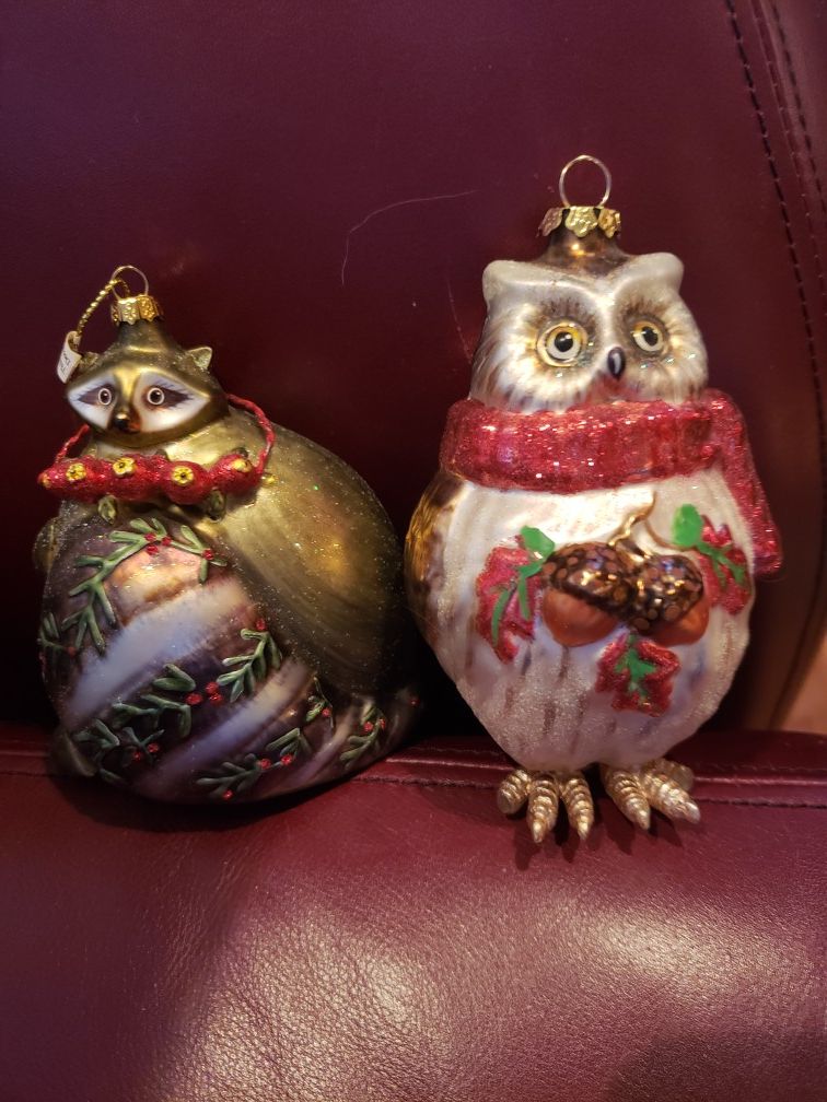 Woodland ornaments
