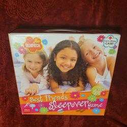 NWOT KIDS GAME BEST FRIENDS SLEEPOVER AGES 6+ ITS A CARRY ALONG CASE 