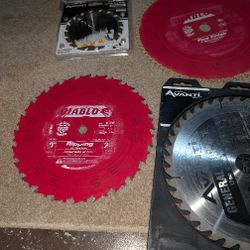 Large Contractor Saw Blade Bundle - Will Sell Individually.... See Long Post Below