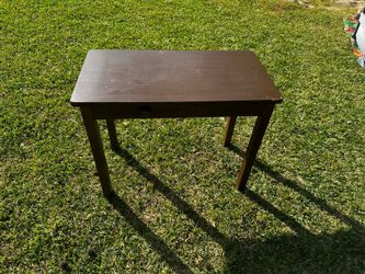 Small sturdy wooden table