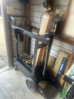 Welding Cart For Lincoln Aspect 375