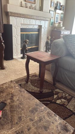 side table walnut
